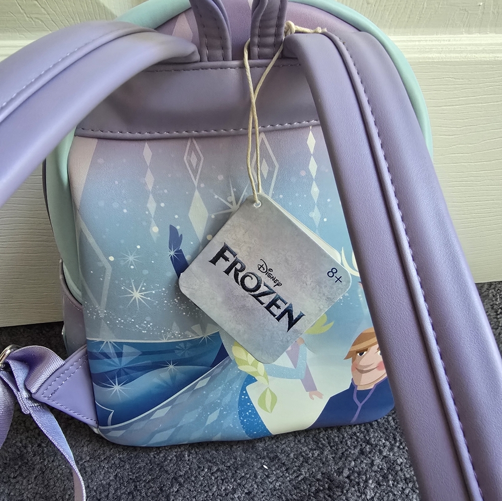 Loungefly Disney Frozen Queen Elsa Castle Mini Backpack NWT - Picture 3 of 6